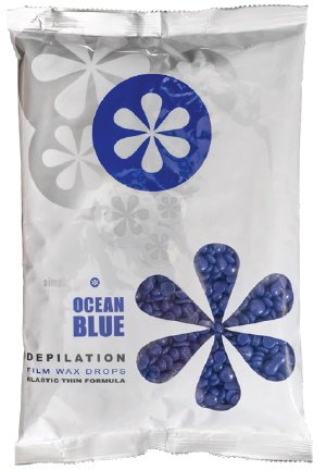 Depilační vosk zrnka - Ocean Blue - 800g