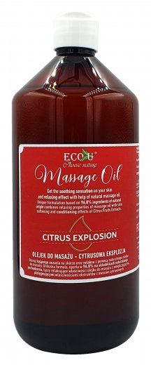 Eco-U masážní olej Citrus Explosion 1l