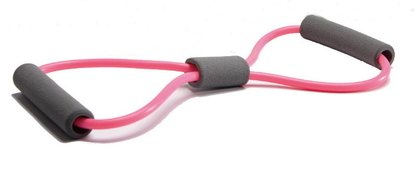 LIVEUP soft expander, osma, obtížnost Light - růžový, 1ks