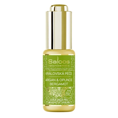 Saloos Královská Péče Argan & Opuncie – Bergamot 100% bio, 20ml