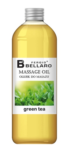 Fergio BELLARO masážní olej zelený čaj - 1l