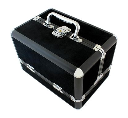 Kosmetický kufřík CA4R 25 x 17 x 17cm - černý