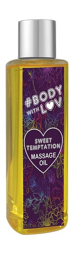 Body with Luv masážní olej sladké pokušení 200ml