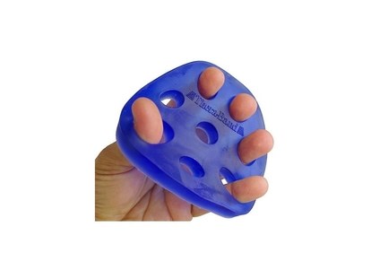 Thera-Band Hand Xtrainer - posilovač prstů a dlaně, modrý – tuhý