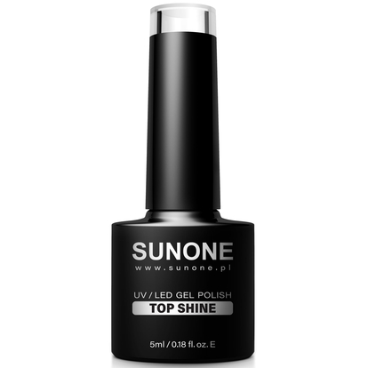 SUNONE Gel lak 5g TOP Shine vrchní lesklý gel lak