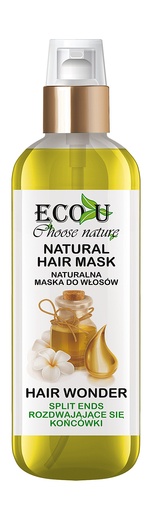 Eco-U Přírodní maska proti roztřepeným konečkům 125ml