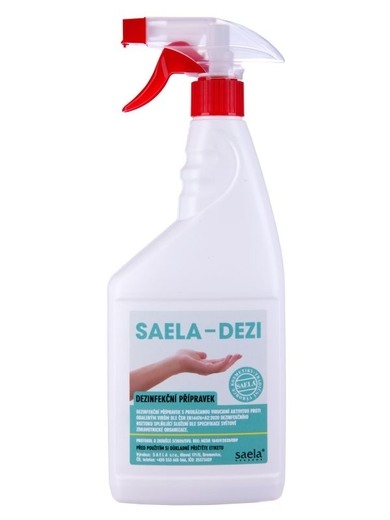 SAELA - DEZI - dezinfekce na ruce s rozprašovačem 750ml