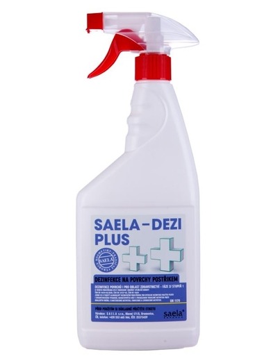 SAELA - DEZI PLUS dezinfekce na povrchy s rozprašovačem 750ml