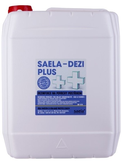 SAELA - DEZI PLUS dezinfekce na povrchy 5l kanystr