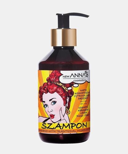 Retro šampon s kosmetickým petrolejem, výtažkem z vajíčka, citronu a kvasnic 300ml