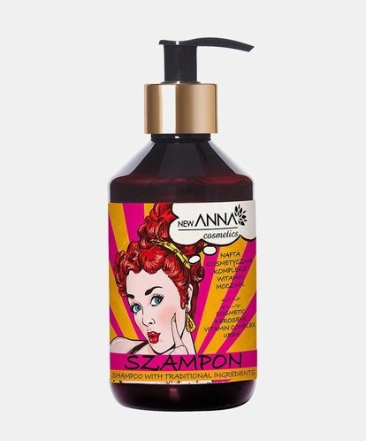 Retro šampon s kosmetickým petrolejem, vitamíny a ureou 300ml