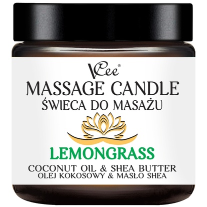 VCee Masážní svíce Lemongrass  80g