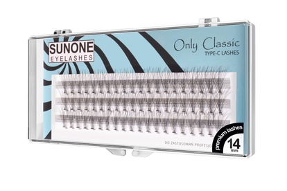 Sunone Standard umělé řasy trsy 0,1mm x 14mm, 60ks