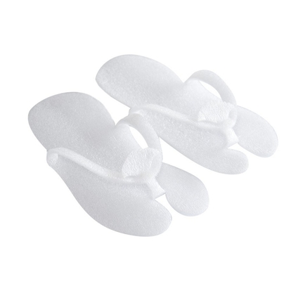 Jednorázové pantofle pěnové "Japonky" - 10párů - bílé