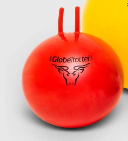Ledragomma Globetrotter skákací míč 42cm červený