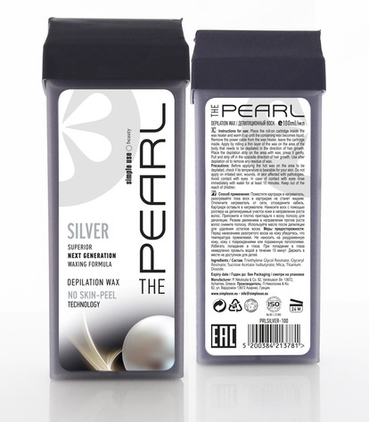 Depilační vosk roll-on THE PEARL -SILVER 100ml