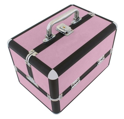 Kosmetický kufřík CA4U 25 x 17 x 17 cm - růžový