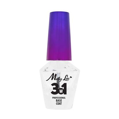 Molly Lac Base Coat báze 3v1 s L-cysteínem 10ml