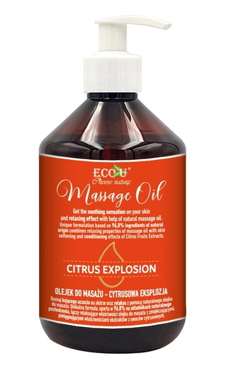 Eco-U masážní olej Citrus Explosion 500ml