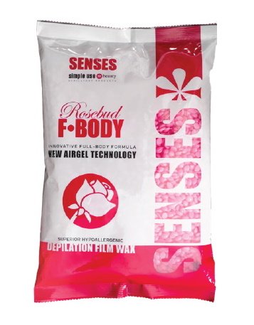 Depilační vosk zrnka SENSES Rosebud F-BODY - 800g