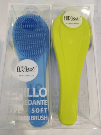 Eurostil Detangling kartáč modrožlutý