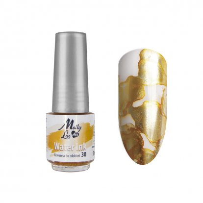 Molly Lac Water Ink METALIC Akvarelová barva na zdobení č. 30 5ml