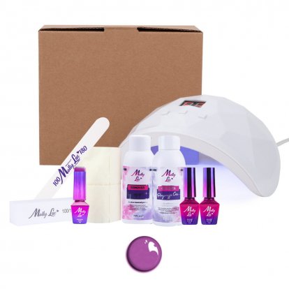 Set Perfect Box startovací sada gel lak na nehty s lampou MDS 802 88W