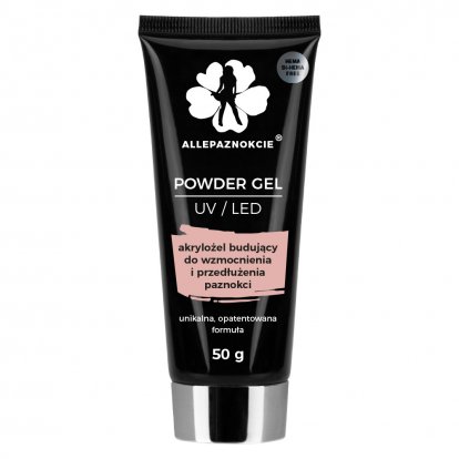 Akrylgel Powder Gel stavební Hema/DiHema free 50g Nude