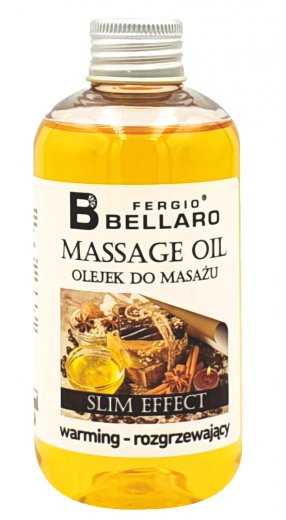 Fergio BELLARO masážní olej hřejivý Slim effect - 200ml