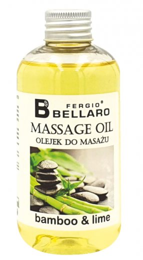 Fergio BELLARO masážní olej bambus a limetka - 200ml