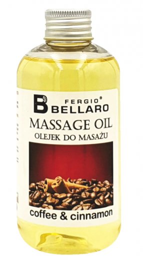 Fergio BELLARO masážní olej káva a skořice - 200ml
