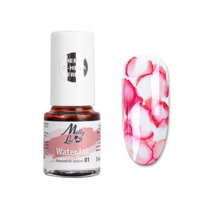 Molly Lac Water Ink Akvarelová barva na zdobení č. 01 5ml