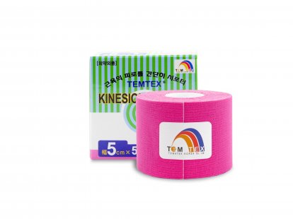 TEMTEX kinesiotape Classic - 5cmx5m - růžový