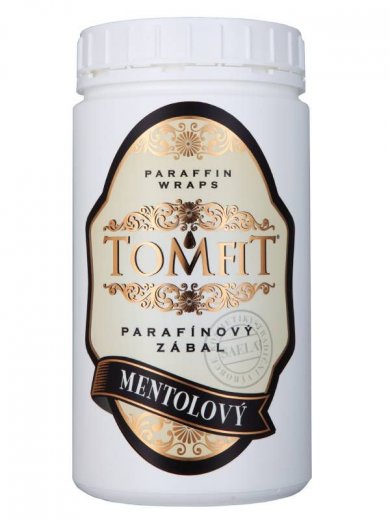 TOMFIT parafínový zábal s mentolem 500g