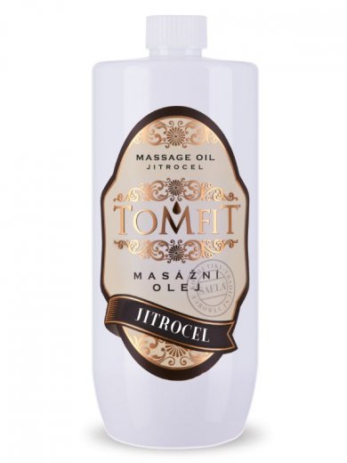TOMFIT masážní olej s extraktem jitrocele kopinatého - 1l