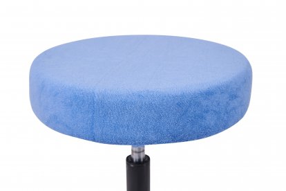 Froté potah na židli - modrý