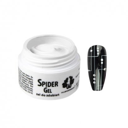 Spider Gel na zdobení nehtů bílý 3ml