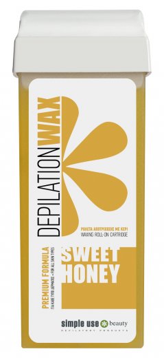 Depilační vosk roll-on Sweet Honey medový, 100ml