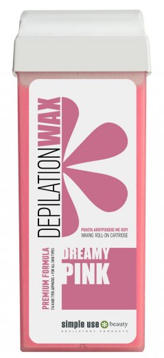 Depilační vosk roll-on růžový Dreamy Pink TIO2, 100ml