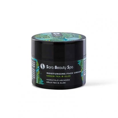 Sara Beauty Spa hydratační pleťový krém Zelený čaj a Aloe 50ml