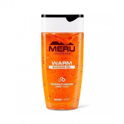 Meru Warm hřejivý gel Zázvor a Hřebíček 150ml