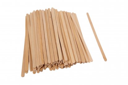 Kosmetická dřevěná špachtle 9,4x1,1cm - 100ks