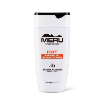 Meru Hot hřejivý gel Zázvor a Chili 150ml