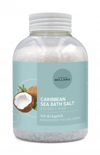 Fergio Bellaro Mořská sůl do koupele Kokosový polibek 600g