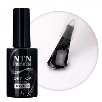 NTN Premium Dry Top No Wipe vrchní gel lak bez výpotku 5g