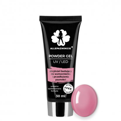 Akrylgel Powder Gel stavební Hema/DiHema free 30ml French Pink č. 06