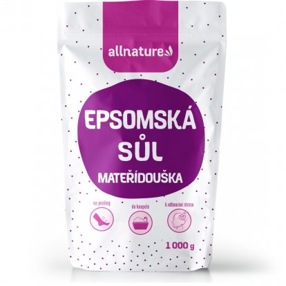 Allnature Epsomská sůl Mateřídouška 1000g