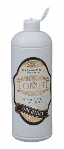TOMFIT masážní olej s vůní orchideje - 1l