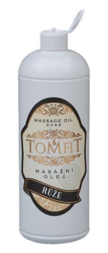 TOMFIT masážní olej se silicí růže - 1l