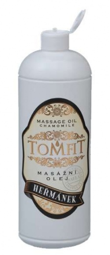 TOMFIT masážní olej s extraktem heřmánku lékařského - 1l